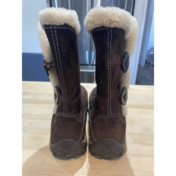 Merrell Yarra Womens Suede Waterproof 200 Gram Primaloft Boots Brown Size 7 - Picture 7 of 10